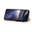 For iPhone 16 Pro Case Star Pattern PU Leather Wallet Stand Phone Cover with Wrist Strap - Yellow - 3