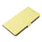For iPhone 16 Pro Case Star Pattern PU Leather Wallet Stand Phone Cover with Wrist Strap - Yellow - 5