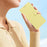 For iPhone 16 Pro Case Star Pattern PU Leather Wallet Stand Phone Cover with Wrist Strap - Yellow - 7