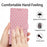 For Samsung Galaxy A37 5G Case Star Pattern PU Leather Wallet Stand Phone Cover with Wrist Strap - Pink - 6