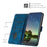 For Nothing Phone (4a) Pro Leather Case Imprinted Triangle Phone Cover with Hand Strap - Blue - 3