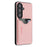 For Samsung Galaxy S24 HGUANCASE Case Wallet Stand Detachable Vintage Leather Phone Cover with Wrist Strap - Pink - 4