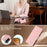 For Samsung Galaxy A16 4G / Galaxy A16 5G HGUANCASE Case Wallet Stand Detachable Vintage Leather Phone Cover with Wrist Strap - Pink - 6