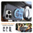 For iPhone 15 Pro Magnetic Case Electroplated Frame Skin-touch TPU+PC Phone Cover - Black - 4