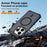 For iPhone 15 Pro Magnetic Case Electroplated Frame Skin-touch TPU+PC Phone Cover - Black - 5
