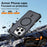For iPhone 16 Pro Magnetic Case Electroplated Frame Skin-touch TPU+PC Phone Cover - Black - 5