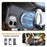 For iPhone 17 Magnetic Case Electroplated Frame Skin-touch TPU+PC Phone Cover - Black - 4