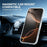 For iPhone 16 Pro Magnetic Case Fluorescent Design TPU Acrylic Phone Back Cover with 360° Rotating Kickstand - White - 6