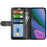 For Google Pixel 11 Pro XL Case Crazy Horse Texture Stand Leather Phone Cover - Black - 2