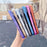 For iPhone 17 Pro Max Magnetic Case Kickstand PC+TPU Brushed Phone Cover with Lens Film - Pink - 6