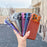 For iPhone 17 Pro Max Magnetic Case Kickstand PC+TPU Brushed Phone Cover with Lens Film - Pink - 7