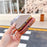 For iPhone 16 Pro Max Magnetic Case Kickstand PC+TPU Brushed Phone Cover with Lens Film - Black - 4