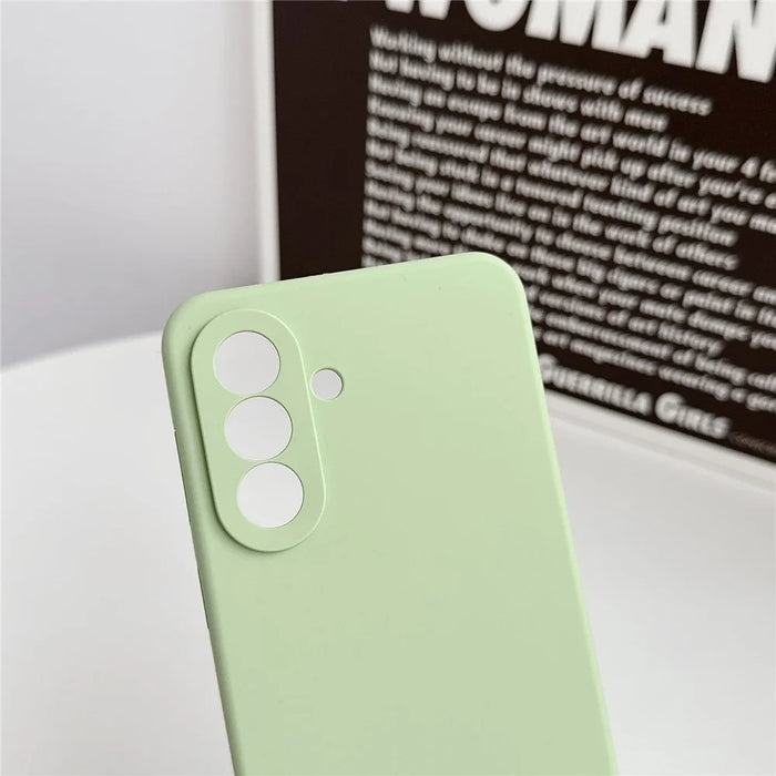 For Samsung Galaxy A57 5G Case Silicone Shockproof Phone Protective Cover Shell - Matcha Green - 3