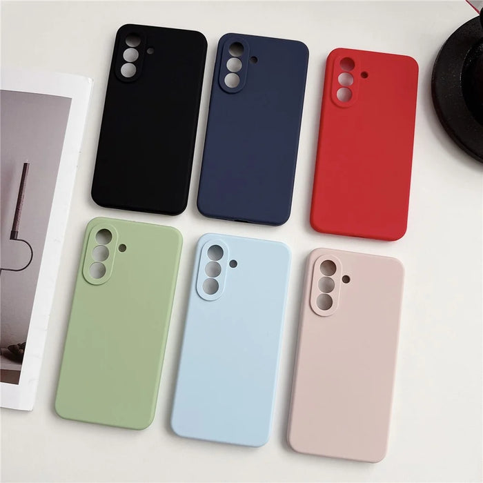 For Samsung Galaxy A57 5G Case Silicone Shockproof Phone Protective Cover Shell - Matcha Green - 7