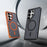 For Samsung Galaxy S26 Ultra Magnetic Case Electroplated Frame Skin-touch TPU+PC Phone Cover - Black - 2