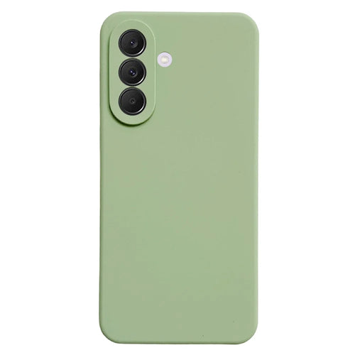 For Samsung Galaxy A26 5G Case Silicone Shockproof Phone Protective Cover Shell - Matcha Green - 1
