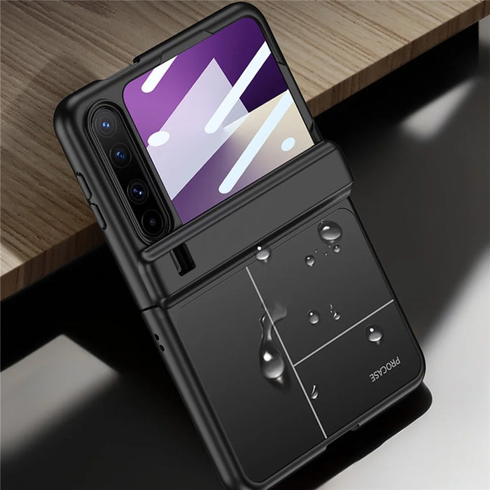 GKK For Huawei Pura X Magnetic Case Transform to Pura X Max Ultra Thin PC Protective Cover with Screen Film - Black - 4