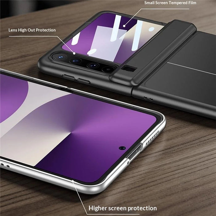 GKK For Huawei Pura X Magnetic Case Transform to Pura X Max Ultra Thin PC Protective Cover with Screen Film - Black - 7