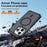 For iPhone 14 Pro Max Magnetic Case Electroplated Frame Skin-touch TPU+PC Phone Cover - Black - 5