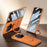 GKK For Oppo Find N6 5G Case Kickstand Magnetic Hinge Protection PC Phone Cover with HD Screen Protector - Orange - 1