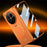 GKK For Oppo Find N6 5G Case Kickstand Magnetic Hinge Protection PC Phone Cover with HD Screen Protector - Orange - 2