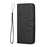 For Nothing Phone (4a) Pro Leather Phone Case  Foldable Stand Wallet Flip Cover with Strap - Black - 3
