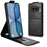 For Nothing Phone (4a) Stand Case Magnetic Clasp Vertical Flip Leather Phone Cover with Card Holder - Black - 3