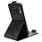 For Nothing Phone (4a) Stand Case Magnetic Clasp Vertical Flip Leather Phone Cover with Card Holder - Black - 4