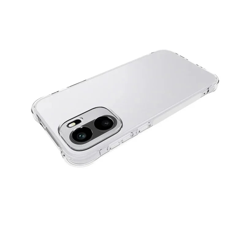 WANLONFENG for  OnePlus Ace 6 Ultra 5G WL2 Series TPU Case 2.0mm Phone Cover with 2Pcs Tempered Glass Films - Transparent - 4