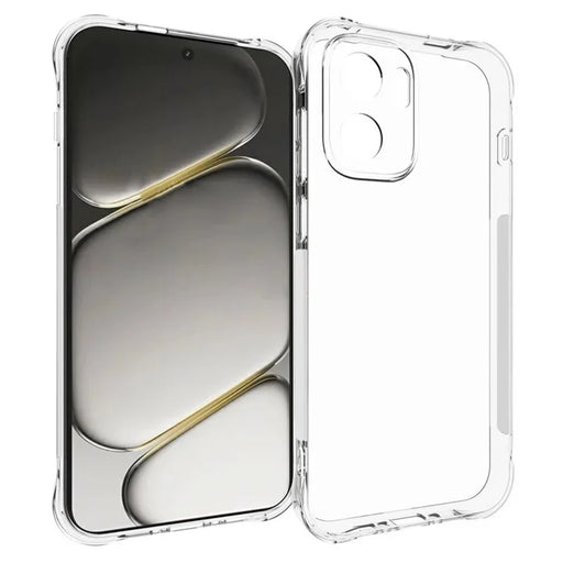 WANLONFENG for  OnePlus Ace 6 Ultra 5G WL Series Case 2.0mm TPU Phone Cover with Tempered Glass Film - Transparent - 2