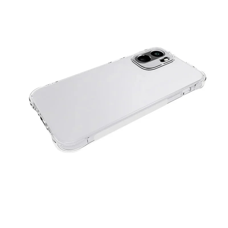 WANLONFENG for  OnePlus Ace 6 Ultra 5G WL Series Case 2.0mm TPU Phone Cover with Tempered Glass Film - Transparent - 4