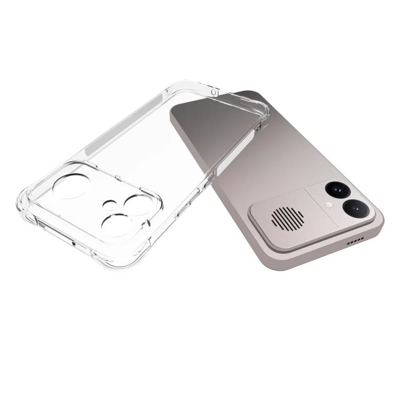 WANLONFENG for Xiaomi Redmi K90 Max 5G WL Series Case 2.0mm TPU Phone Cover with Tempered Glass Film - Transparent - 5