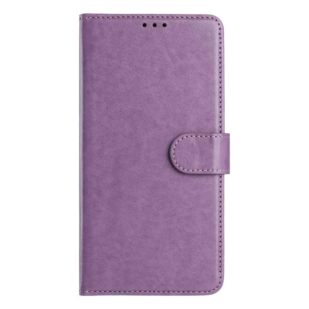 For Google Pixel 11 Pro XL Wallet Phone Case Stand PU Leather Folio Flip Cover with 8 Card Slot - Purple - 4