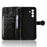 For Samsung Galaxy A57 5G Wallet Case Dot Pattern Imprint PU Leather Phone Cover with Wrist Strap - Black - 3