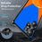 For Samsung Galaxy S23 Ultra Magnetic Case Football Pattern Print PC+TPU Phone Cover with Lens Film - LK00378-061 - 3