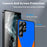 For Samsung Galaxy S23 Ultra Magnetic Case Football Pattern Print PC+TPU Phone Cover with Lens Film - LK00378-061 - 4
