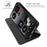 For Nothing Phone (4a) Case PU Leather Phone Cover with Card Holder Stand - Black - 2