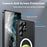 For Samsung Galaxy S24 Ultra Magnetic Case Football Print Pattern PC+TPU Phone Cover with Lens Film - LK00346-041 - 4