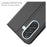 For Samsung Galaxy A27 5G Case PU Leather Phone Cover with Card Holder Stand - Black - 5