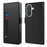 For Samsung Galaxy A27 5G Case PU+TPU Magnetic Flip Phone Cover with Stand - Black - 1