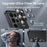 For Samsung Galaxy S22 Ultra 5G Magnetic Case Football Print Pattern PC+TPU Phone Cover with Lens Film - LK00346-041 - 5