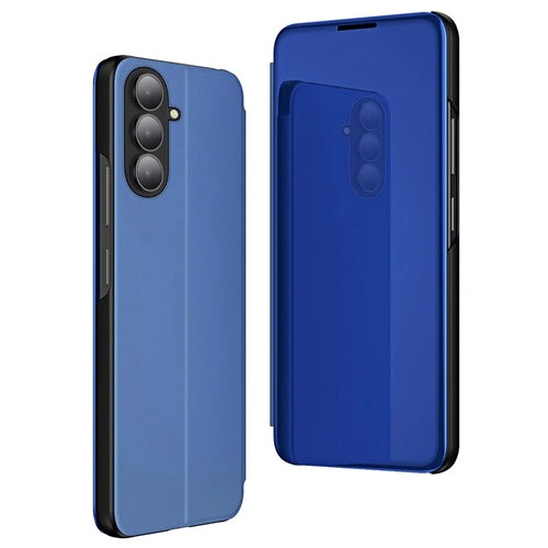 For Samsung Galaxy A27 5G Flip Leather Cover with Stand Full Body Protective Phone Case - Blue - 1