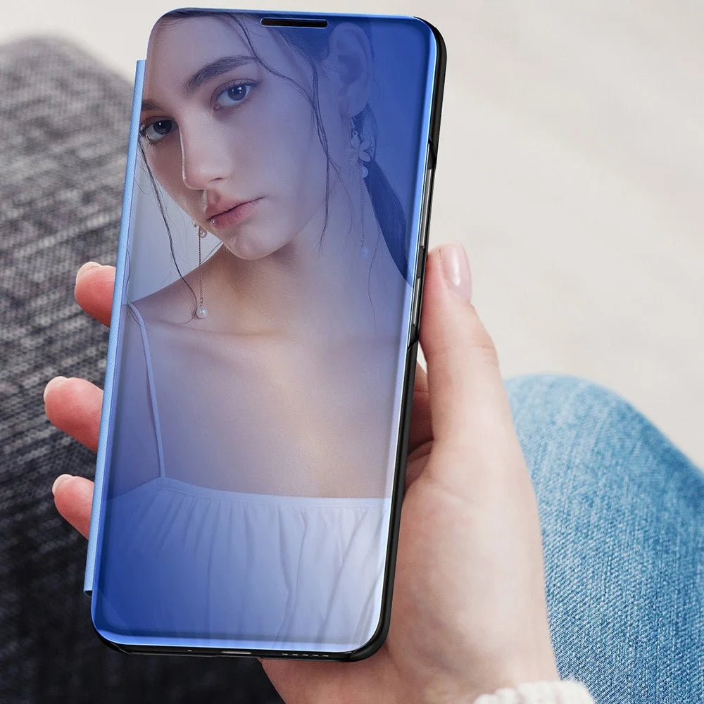 For Samsung Galaxy A27 5G Flip Leather Cover with Stand Full Body Protective Phone Case - Blue - 3