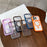 For iPhone 16 Pro Max Magnetic Case Large Viewing Window TPU + PC Shockproof Phone Cover - Orange - 6