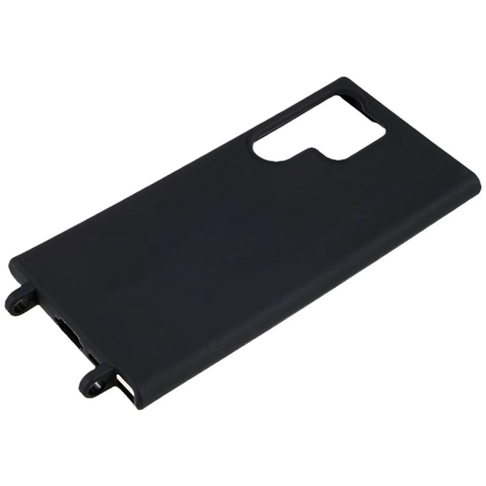 For Samsung Galaxy S26 Ultra Case TPU Soft Shockproof Phone Cover with Adjustable Lanyard - Black - 5