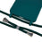 For Samsung Galaxy S26+ Case TPU Soft Shockproof Phone Cover with Adjustable Lanyard - Dark Green - 4