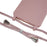 For Samsung Galaxy S26 Case TPU Soft Shockproof Phone Cover with Adjustable Lanyard - Deep Pink - 4