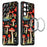 For Samsung Galaxy S24 Ultra Magnetic Case Mushroom Forest Pattern PC TPU Phone Cover with Lens Film - LK00160-03 - 1