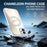 For iPhone 11 Magnetic Case Fluorescent Design TPU Acrylic Phone Back Cover with 360° Rotating Kickstand - White - 6