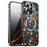 For iPhone 16 Pro Magnetic Case Football Pattern PC+TPU Shockproof Phone Cover with Lens Film - LK00083-002 - 1
